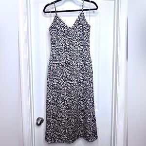 Women’s Leopard Print Strappy Slip Dress